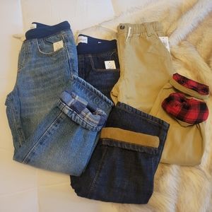 Lined toddler pants